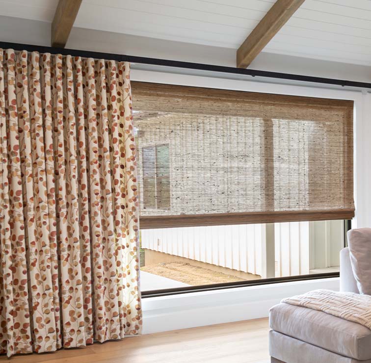 Patterned Wave Fold Drapery