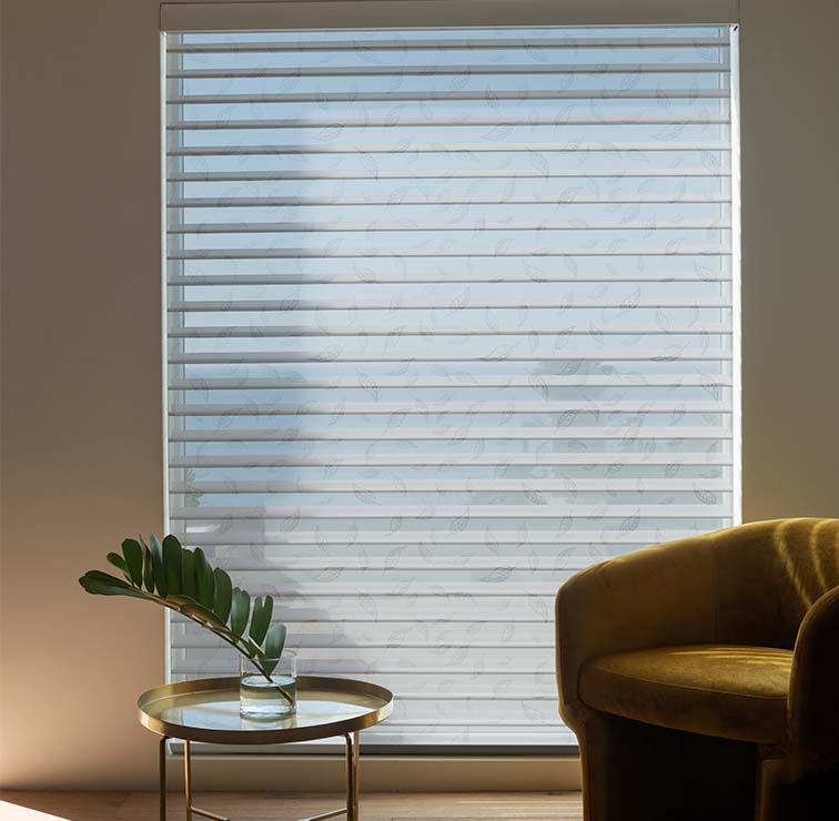 Sheer Shades in a Reading Nook